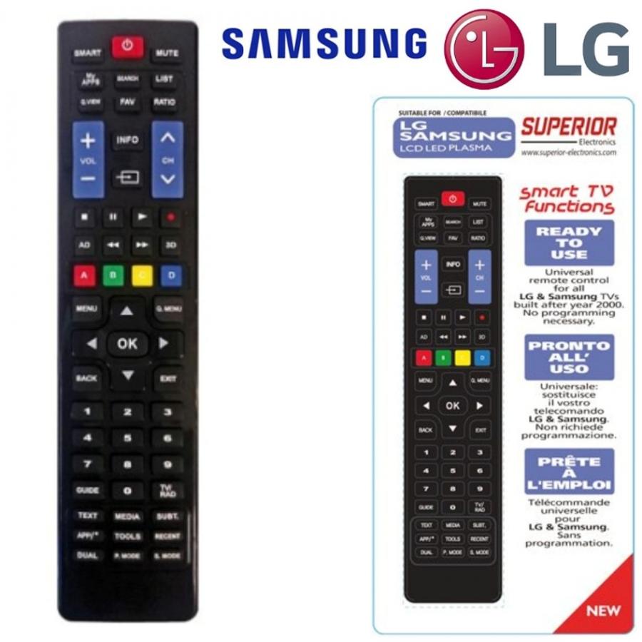 Telecomando Universale Smart Tv Samsung & Lg Prodotti Dopo L'Anno 2000 Telecomando Universale Smart Tv Samsung & Lg Prodotti Dopo L'Anno 2000