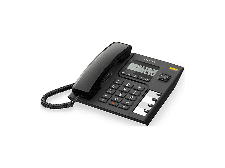 TELEFONO FISSO ALCATEL T56 Nero, vivavoce, 4 memorie dirette, rubrica 10 numeri
