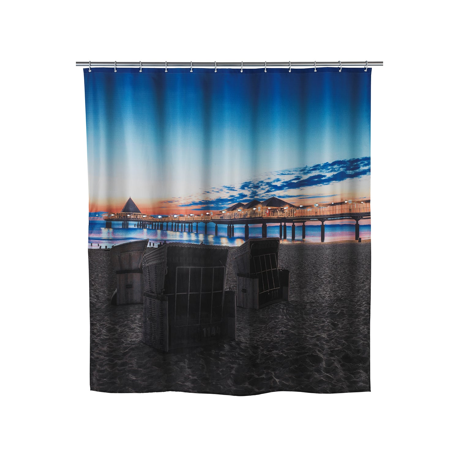 Tenda Doccia Con Luci Led 180x200cm