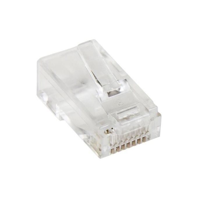 Terminale di rete Connettore Modulare a Treccia Rj45 Cat5E Confezione da 50 CRJ4550PK
