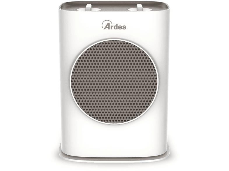 Termoventilatore ARDES SOUND O TERMOVENT.CERAMICO OSCILLANTE, Potenza 1500 W, 2 livelli di calore, Elementi riscaldanti in ceramica, Funzione Aria Fredda, BIANCO / SABBIA