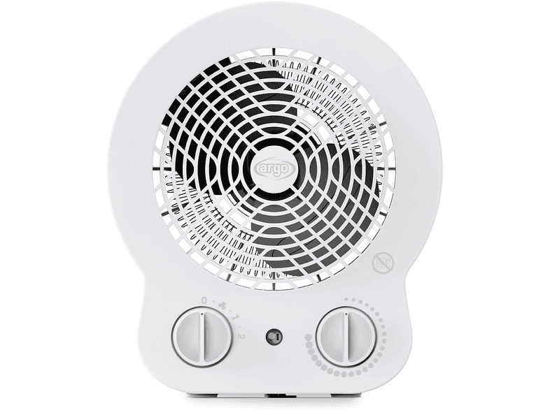Termoventilatore ARGO DORI ICE, Potenza 2000 W, 2 livelli di calore, Funzione Aria Fredda