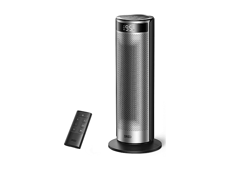 Termoventilatore DREO CERAMICHEATER SOLAR SH628, Potenza 2000 W, 3 livelli di calore, Elementi riscaldanti in ceramica, Funzione Aria Fredda, Telecomando, Grigio scuro Termoventilatore DREO CERAMICHEATER SOLAR SH628, Potenza 2000 W, 3 livelli di calore, Elementi riscaldanti in ceramica, Funzione Aria Fredda, Telecomando, Grigio scuro