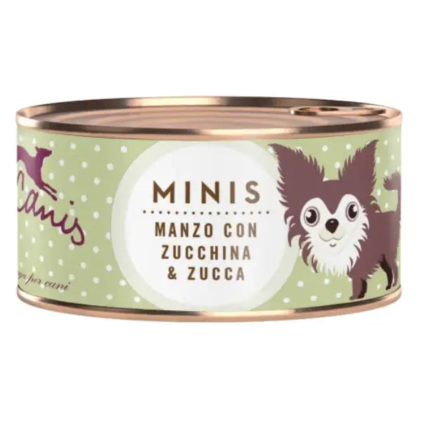 Terra Canis Mini Grain Free 100 gr Manzo, zucca e zucchine - confezione da 6 pezzi - Cibo umido per cani - 1° ORDINE? scegli tra BZR5 - BZR20 + 200 pt fedeltà
