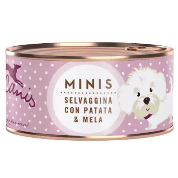 Terra Canis Mini Grain Free 100 gr Selvaggina con patate e mela - confezione da 6 pezzi - Cibo umido per cani - 1° ORDINE? scegli tra BZR5 - BZR20 + 200 pt fedeltà