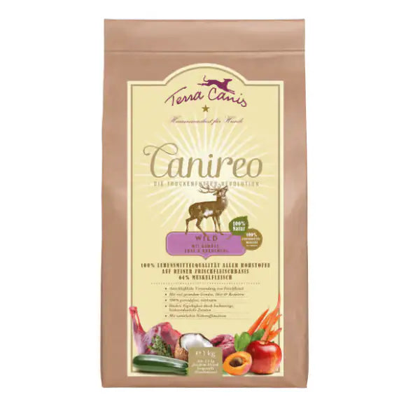 Terra Canis secco Canireo Grain Free Selvaggina 1 kg - Croccantini per cani - 1° ORDINE? scegli tra BZR5 - BZR20 + 200 pt fedeltà