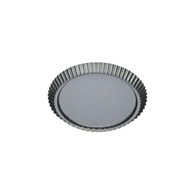 Tescoma 623114 Delicia Stampo per Crostata Rotondo Alluminio Antiaderente 28 cm colore Grigio