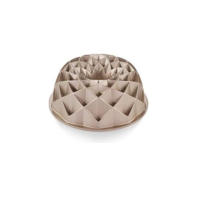 Tescoma 623145 Delicia Stampo per Ciambella in Alluminio Pressofuso con Rivestimento Antiaderente Diametro 24 cm Altezza 9,5 cm colore Bronzo