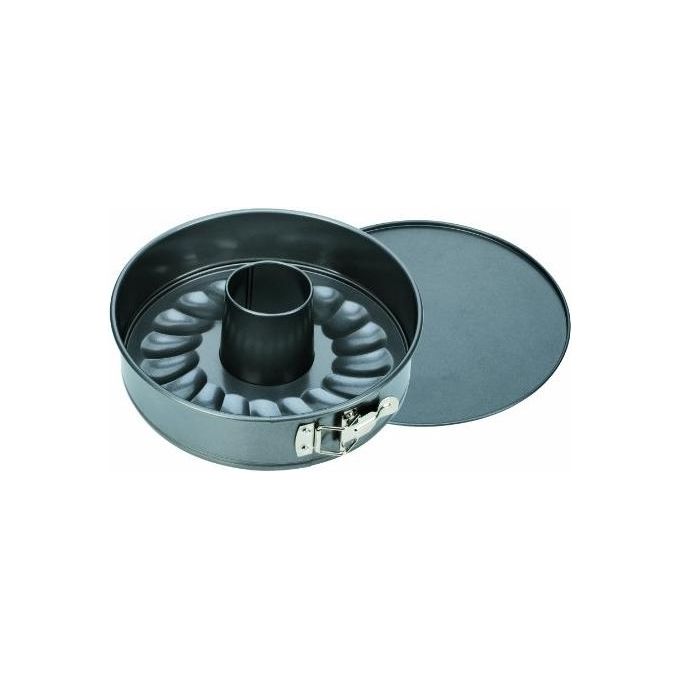 Tescoma 623288 Delicia Stampo Ciambella Apribile con Doppio Fondo Diametro 26 cm colore Nero