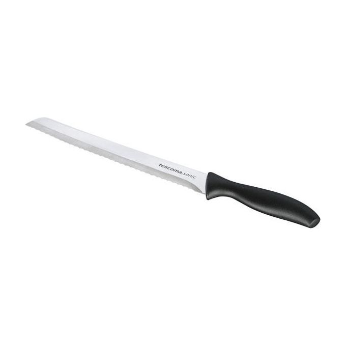 Tescoma 862050 Sonic Coltello da Pane lama in Acciaio Inox 20 cm manico ergonomico colore Nero