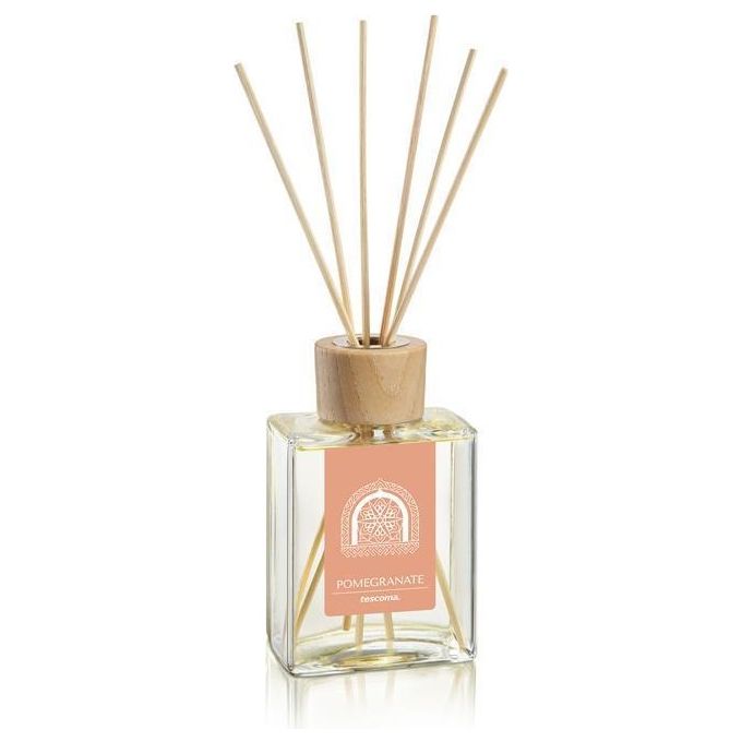 Tescoma 906626 Fancy Home Diffusore di Essenza Melograno a Bastoncini 200 ml 9 Bastoncini Rattan colore Trasparente