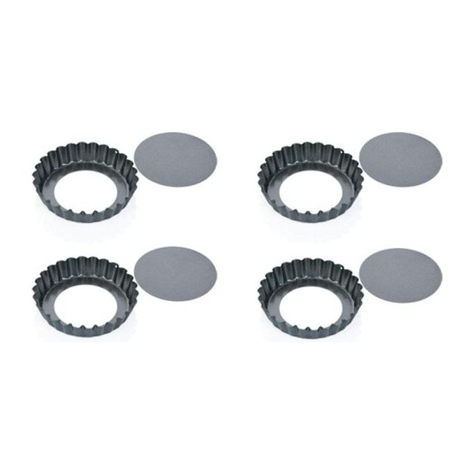 Tescoma Stampo Crostatina Pezzi 4 Removibile Cm 10 Delicia Tescoma Stampo Crostatina Pezzi 4 Removibile Cm 10 Delicia