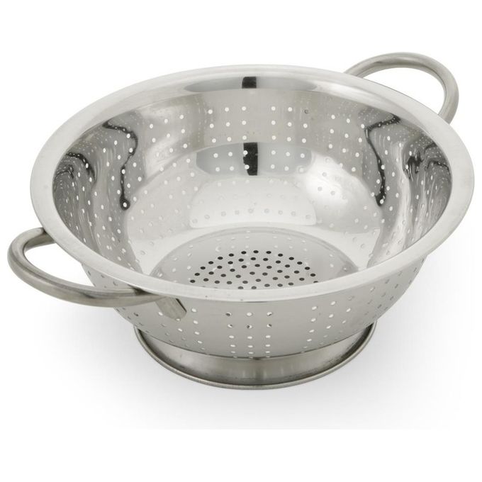 Tescoma T428514 GrandChef Scolapasta con Base Acciaio Inox 28 cm due Manici Lavastoviglie
