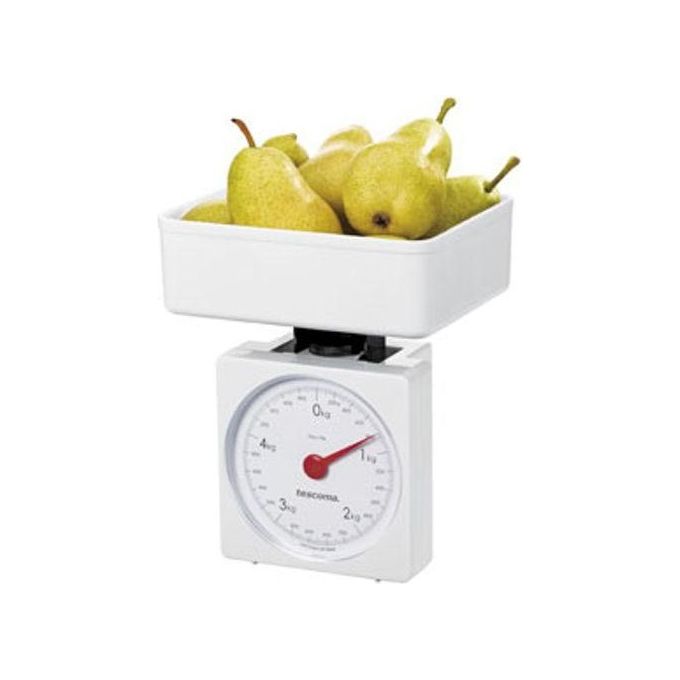 Tescoma T634524 Accura Bilancia da Cucina Meccanica 5 Kg Divisione 20 g colore Bianco