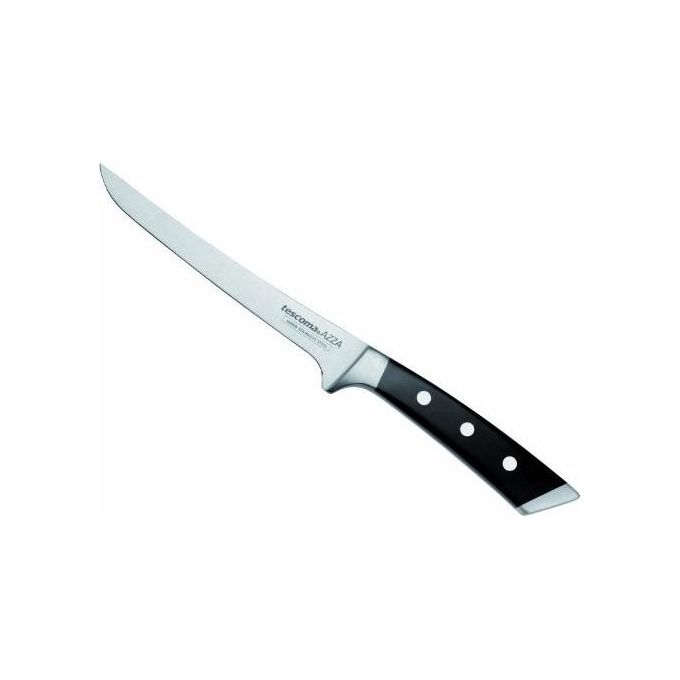 Tescoma T884525 Azza Coltello Disossatore in Acciaio Inossidabile con Impugnatura Ergonomica 16 cm colore Nero