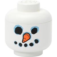 Testa contenitore LEGO "Snowman", mini, Scatola di immagazzinaggio