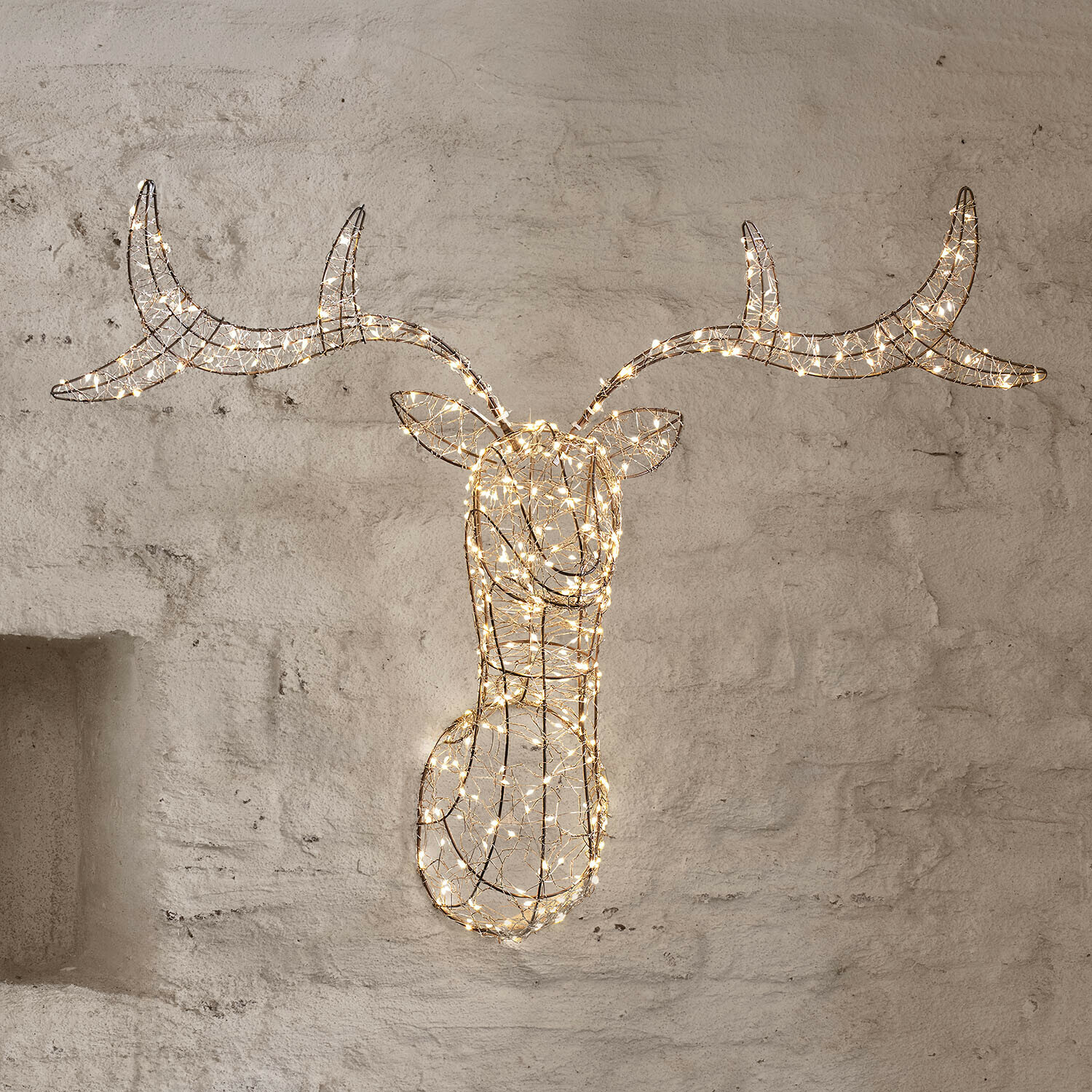 Testa di cervo a LED