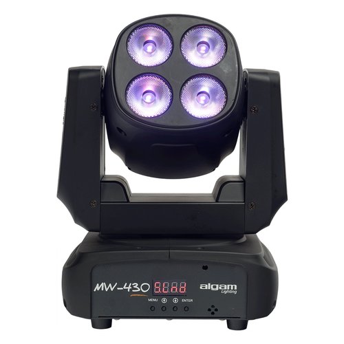 Testa mobile disc jockey Algam Lighting 18700156 MW430 Wash Black