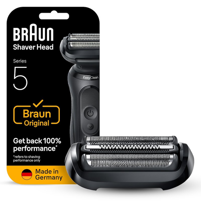 Testina di ricambio per rasoio BRAUN SERIES 5, compatibile con tutta la Serie 5 (modelli 50, 51 e 52)