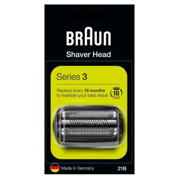 Testina ricambio rasoio SERIES 3 21B Shaver Head Black 736879