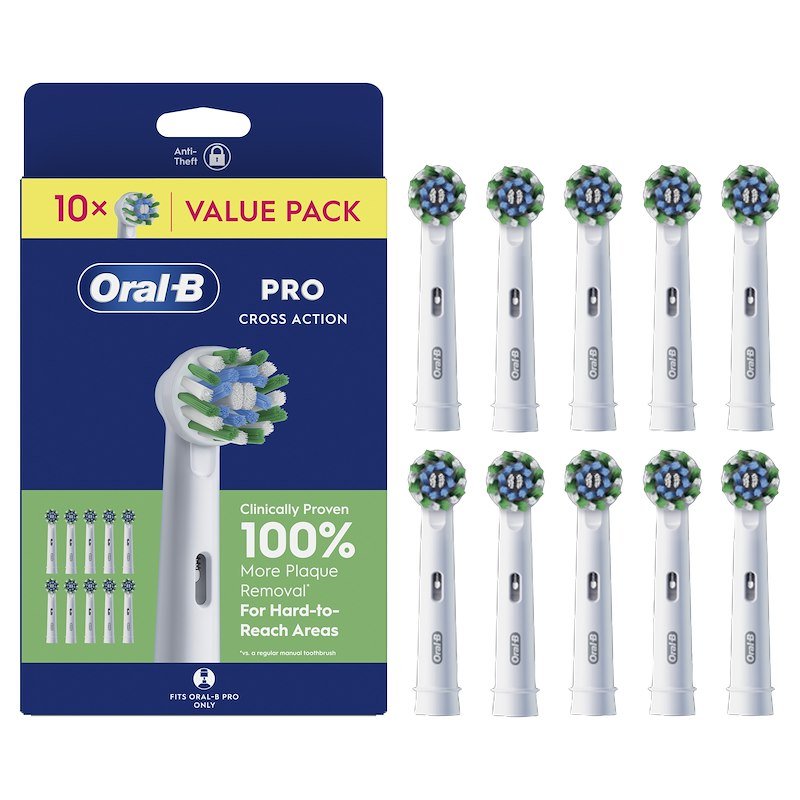 Testine per spazzolino ORAL-B EB50RX 10ct CrossAction ENG Box