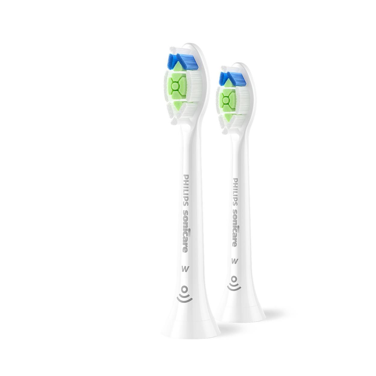 Testine Per Spazzolino Sonico Philips Sonicare W2 Optimal White Hx6062/87, Bianche