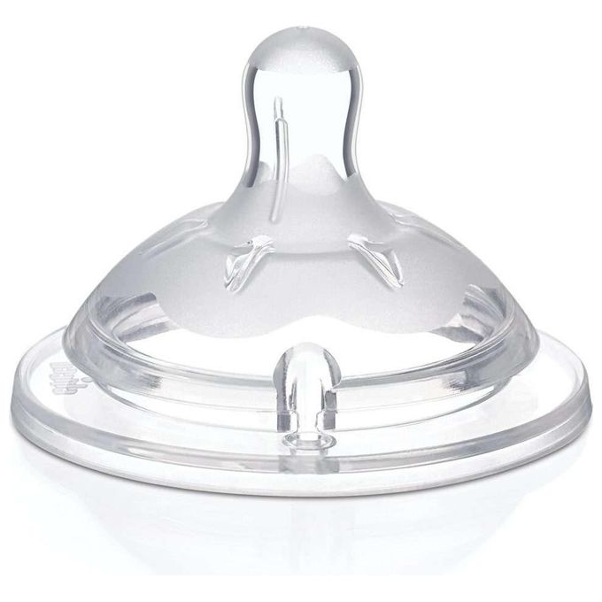 Tettarella Silicone 2 pz flusso regolabile (4m+) NATURAL FEELING 81035 2