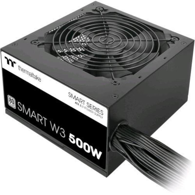 Thermaltake smart w3 alimentatore 500 w non modulare 80 plus white atx 3.1 Thermaltake smart w3 alimentatore 500 w non modulare 80 plus white atx 3.1