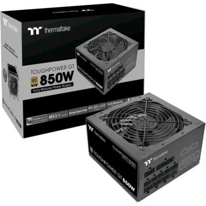 Thermaltake toughpower gt alimentatore 850 w 80 plus gold modulare nero Thermaltake toughpower gt alimentatore 850 w 80 plus gold modulare nero