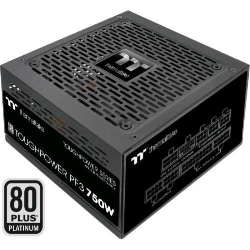 Thermaltake toughpower pf3 750 alimentatore modulare 750 w 80+ platinum atx 3.0 connettore pcie gen 5 pfc attivo black Thermaltake toughpower pf3 750 alimentatore modulare 750 w 80+ platinum atx 3.0 connettore pcie gen 5 pfc attivo black