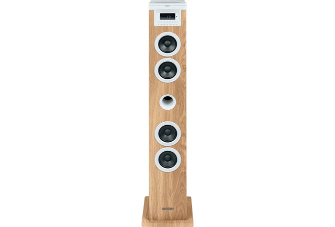 Thomson DS121CD set audio da casa Sistema home audio a torre 10 W Bianco Legno