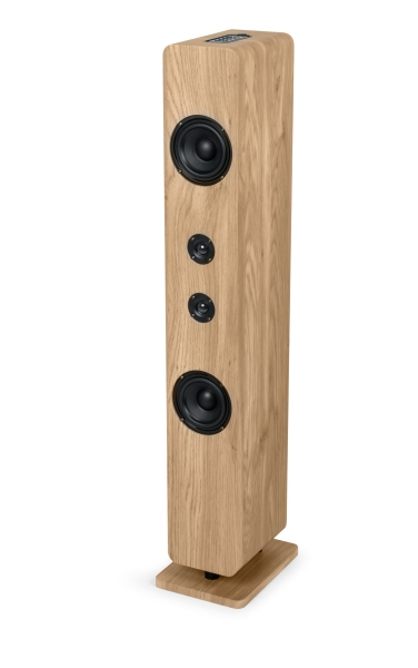 Thomson DS702 Torre sonora luminosa Bluetooth - Potenza musicale 120 W - Colore legno Thomson DS702 Torre sonora luminosa Bluetooth - Potenza musicale 120 W - Colore legno