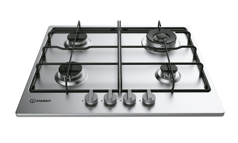 Thp 642 Ix/i Piano Cottura Nero, Acciaio Inossidabile Da Incasso Gas 4 Fornello(i) - Indesit Thp 642 Ix/i Piano Cottura Nero, Acciaio Inossidabile Da Incasso Gas 4 Fornello(i) - Indesit