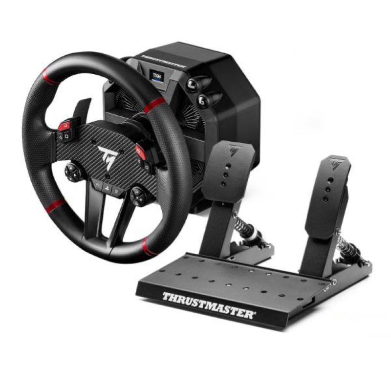Thrustmaster - Bundle Volante+base Volante+ Pedaliera T598-nero