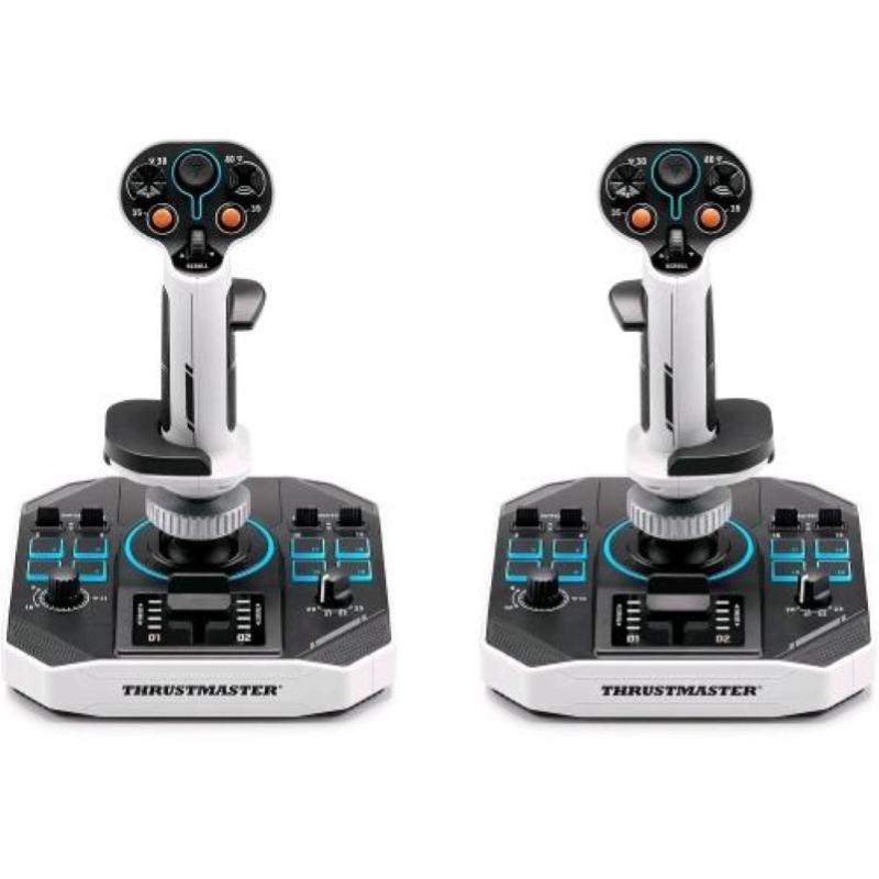 Thrustmaster - Simulatore Di Volo Sol-r 2 Hosas Space Sim Duo-bianco / Nero