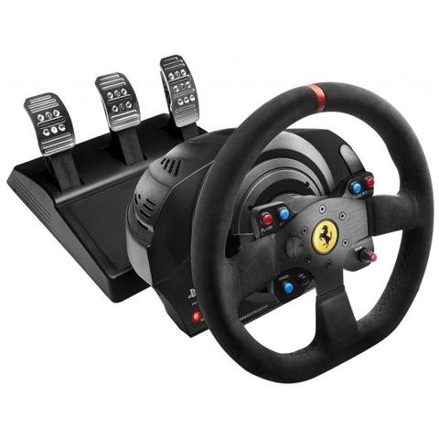 Thrustmaster T300 Ferrari Integral Racing Wheel Alcantara Edition Nero Sterzo + Pedali Analogico/Digitale PC, PlayStation 4, Playstation 3