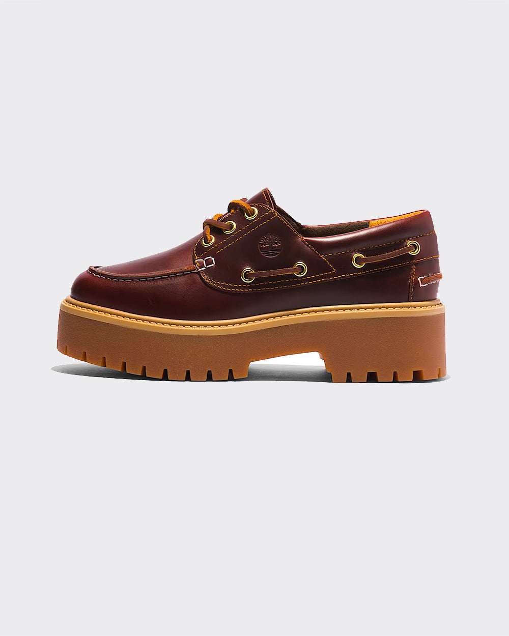 Timberland Scarpa Da Barca Women's Stone Street Burgundy
