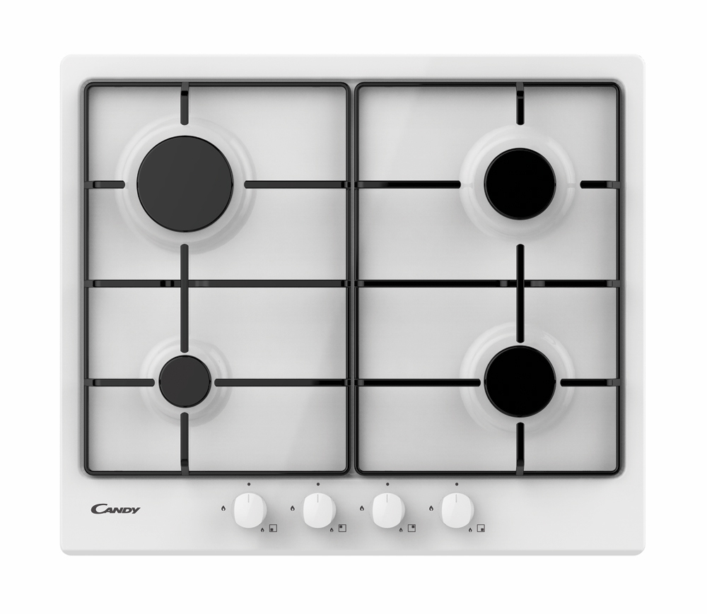 Timeless Chw6brww Bianco Da Incasso 59 Cm Gas 4 Fornello(i) - Candy Timeless Chw6brww Bianco Da Incasso 59 Cm Gas 4 Fornello(i) - Candy