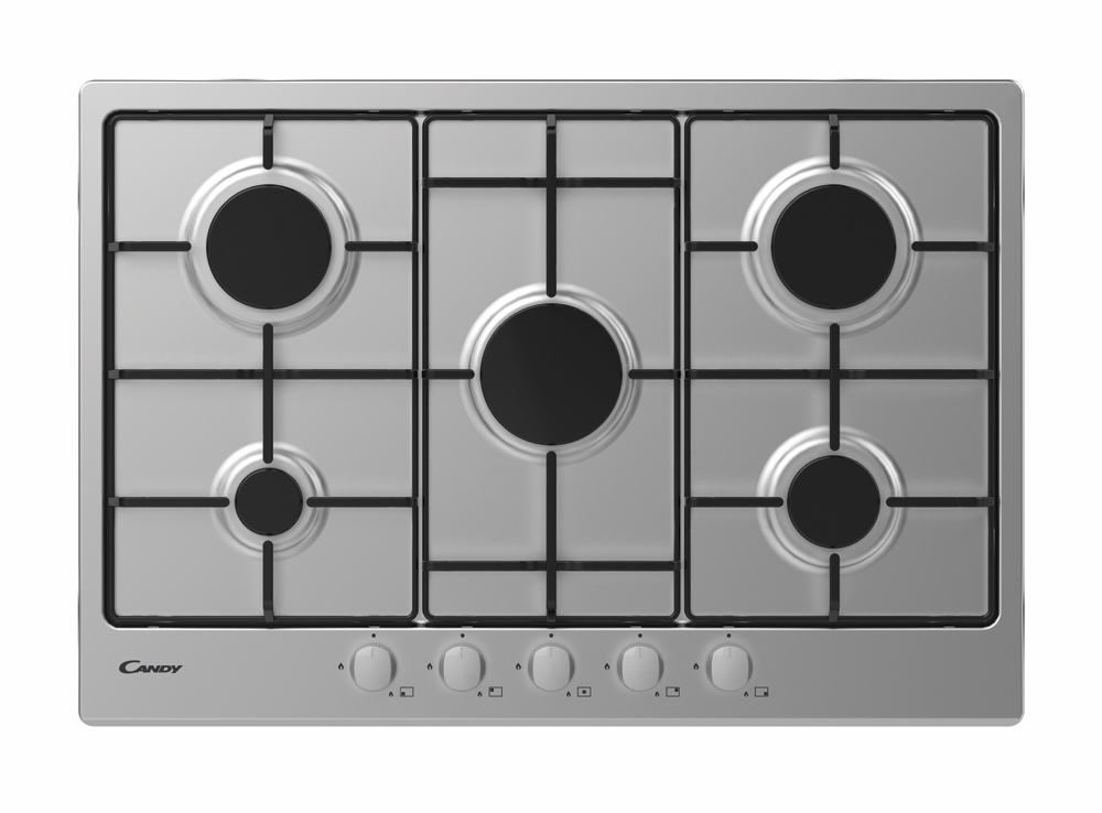 Timeless Chw7x. Colore Del Prodotto: Acciaio Inox, Posizionamento Dell'apparecchio: Da Incasso, Tipo Di Piano Cottura: Gas. Tipo Di Controllo: Manopola, Posizione Di Controllo: Fro... - 33801969 - Candy
