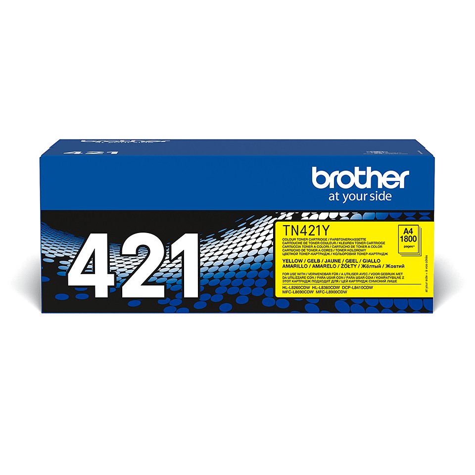 Toner Brother Tn421Y Giallo Per Hl L8260Cdw/Dcp L8410Cdw