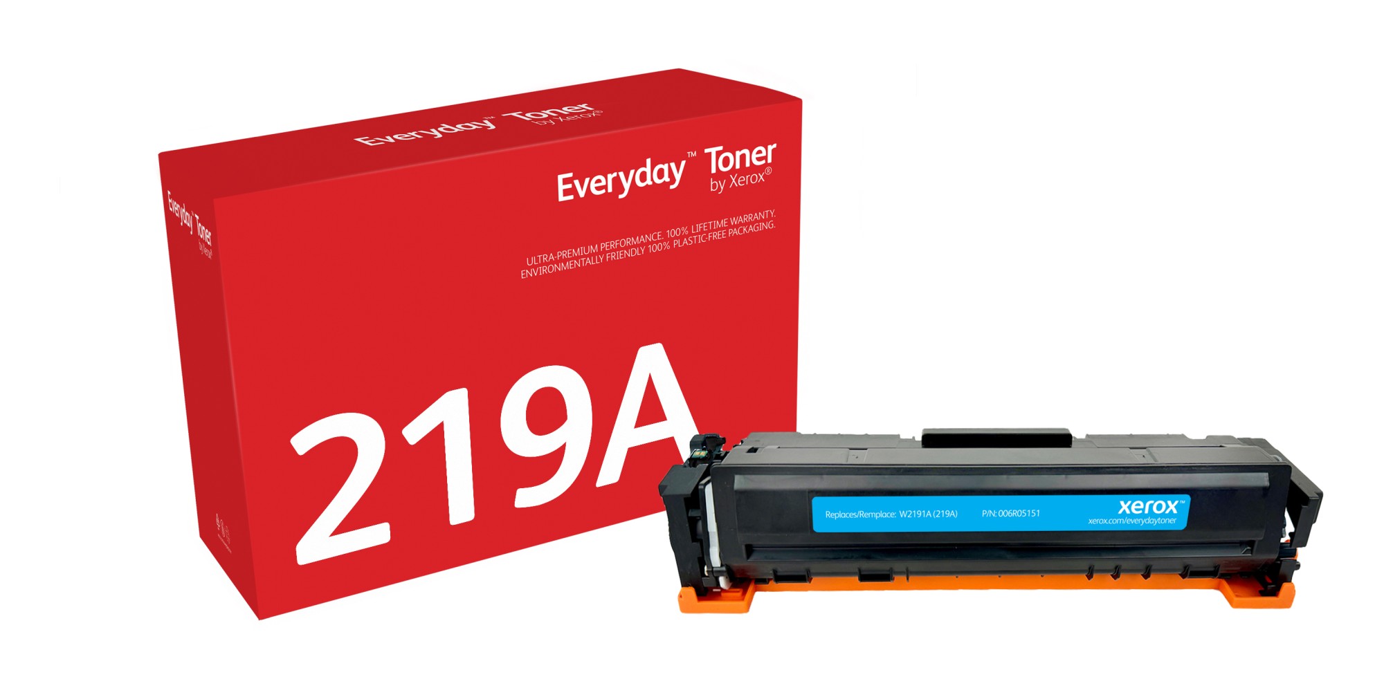 Toner Everyday di Xerox Ciano compatibile con HP 219A (W2191A) Capacità standard