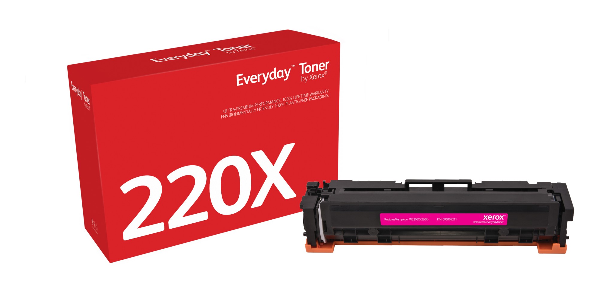Toner Everyday di Xerox Magenta compatibile con HP 220X (W2203X) Alta capacità