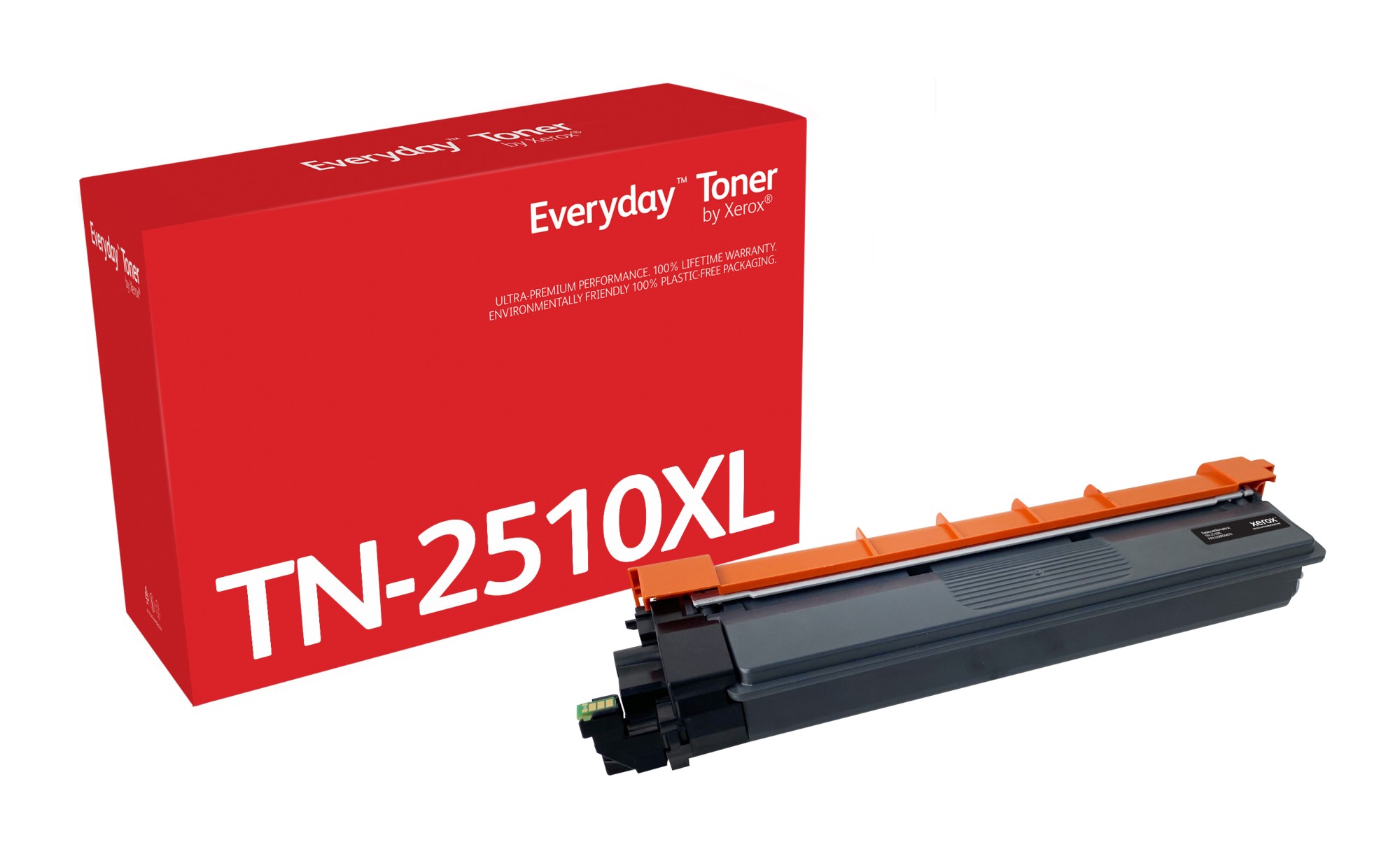 Toner Everyday di Xerox Nero compatibile con Brother TN2510XL Alta capacità Toner Everyday di Xerox Nero compatibile con Brother TN2510XL Alta capacità