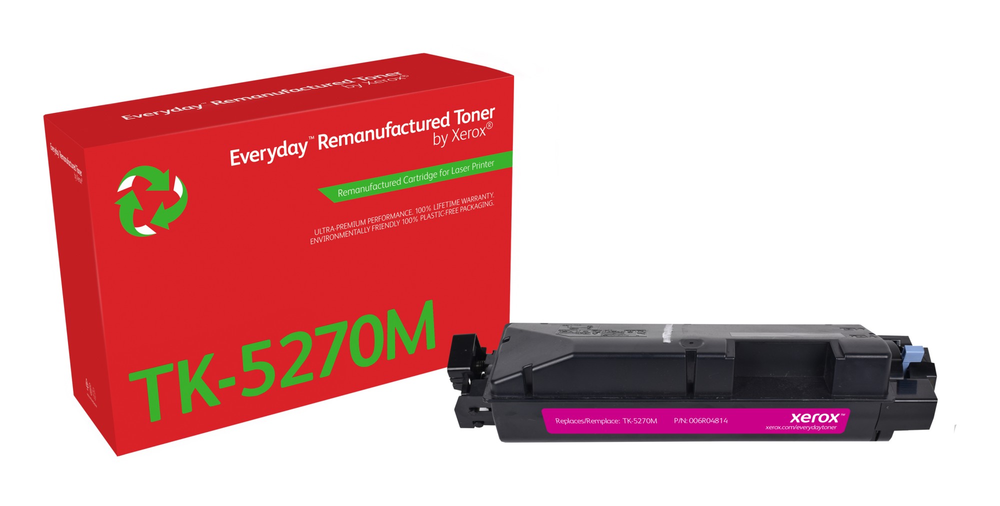 Toner rigenerato Everyday di Xerox Magenta compatibile con Kyocera TK-5270M Capacità standard