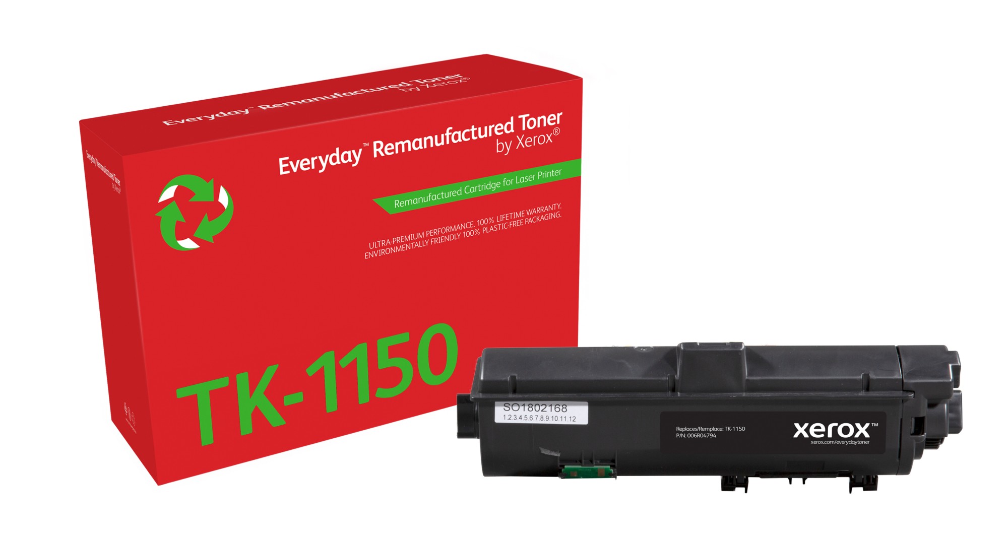 Toner rigenerato Everyday di Xerox Nero compatibile con Kyocera TK-1150 Capacità standard Toner rigenerato Everyday di Xerox Nero compatibile con Kyocera TK-1150 Capacità standard