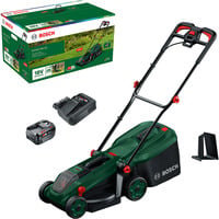 Tosaerba a batteria Rotak18V-34, 18 Volt + set di avviamento + tappo per pacciamatura, Rasaerba