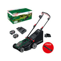 Tosaerba a batteria Rotak18V2-43, 36 Volt (2x18V) + lama + tappo per pacciamatura, Rasaerba