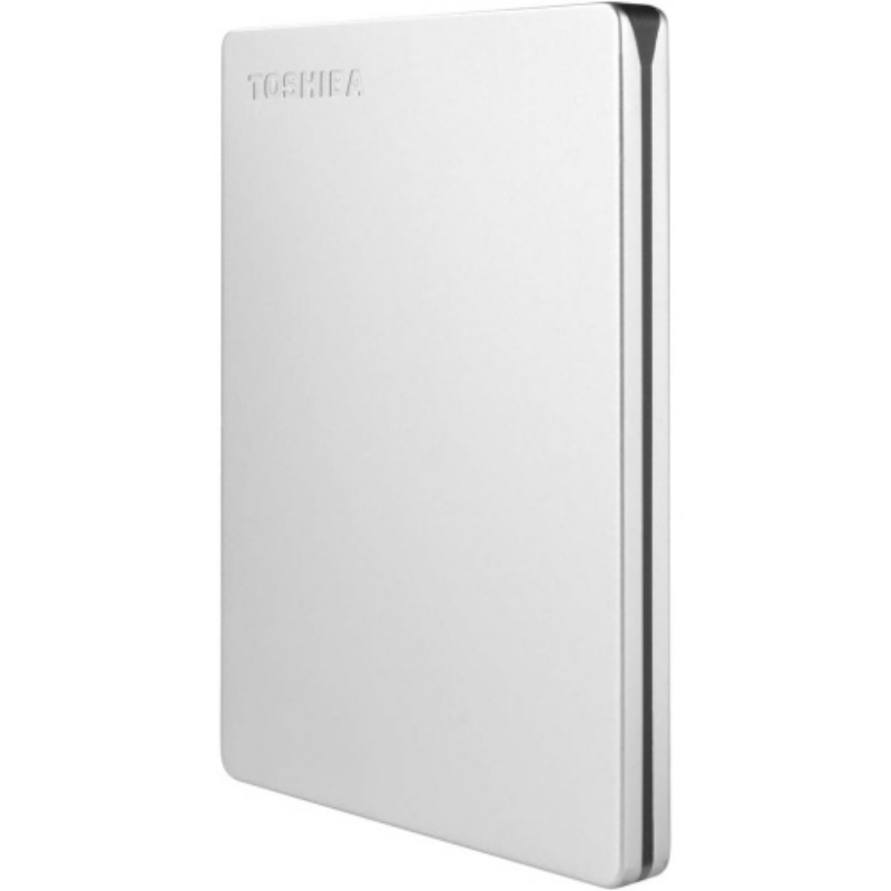 Toshiba canvio slim hdd 1tb esterno portatile 2.5 usb 3.2 gen 1 (3.1 gen 1) argento