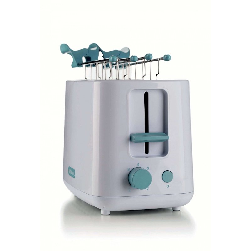 Tostapane ARIETE toaster, Potenza 760 W, Numero di fessure per tostare 2, Livelli tostatura 7 , Sistema sollevamento, Raccoglitore briciole, BIANCO