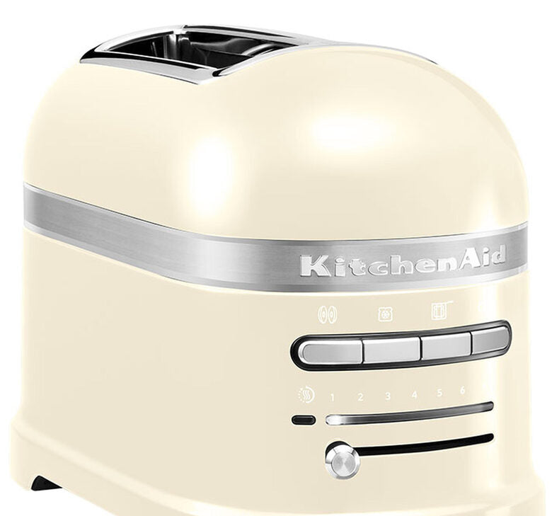 Tostapane KITCHENAID 5KMT2204EAC, Potenza 1250 W, Numero di fessure per tostare 2, Livelli tostatura 7 , Sistema sollevamento, Funzione scongelamento, Raccoglitore briciole, crema